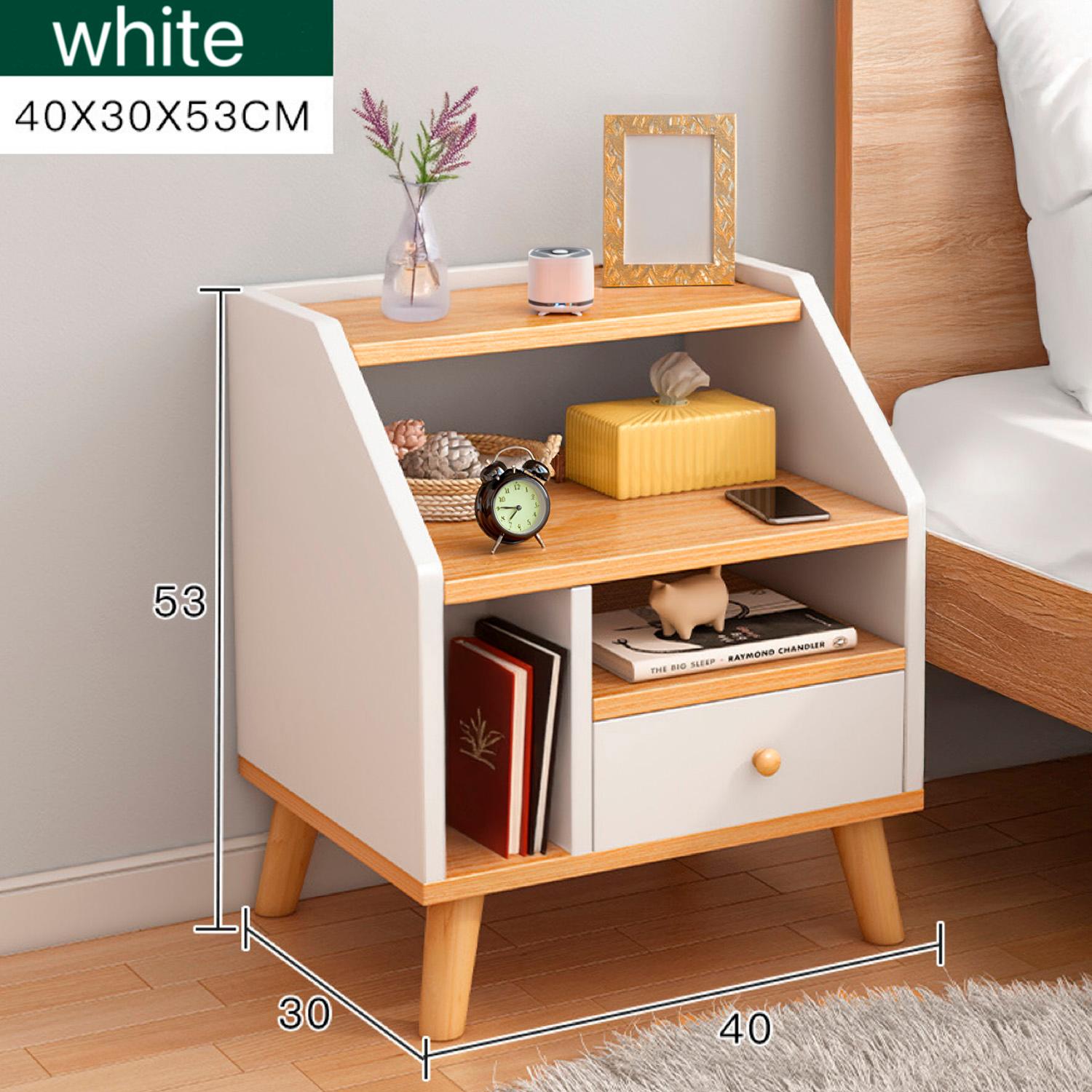 VELADOR 2 NIVELES 2 CAJONES 40X30X53CM CHIC HOME - 4