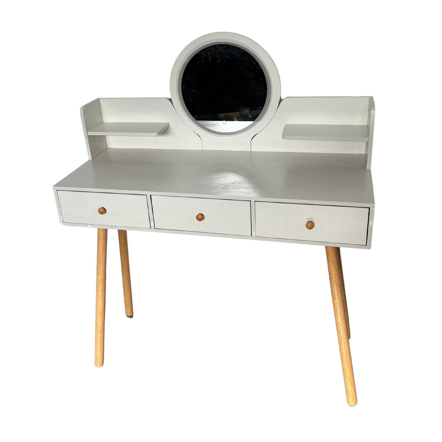 TOCADOR CON 3 CAJONES Y ESPEJO 100CM CHIC HOME - 3