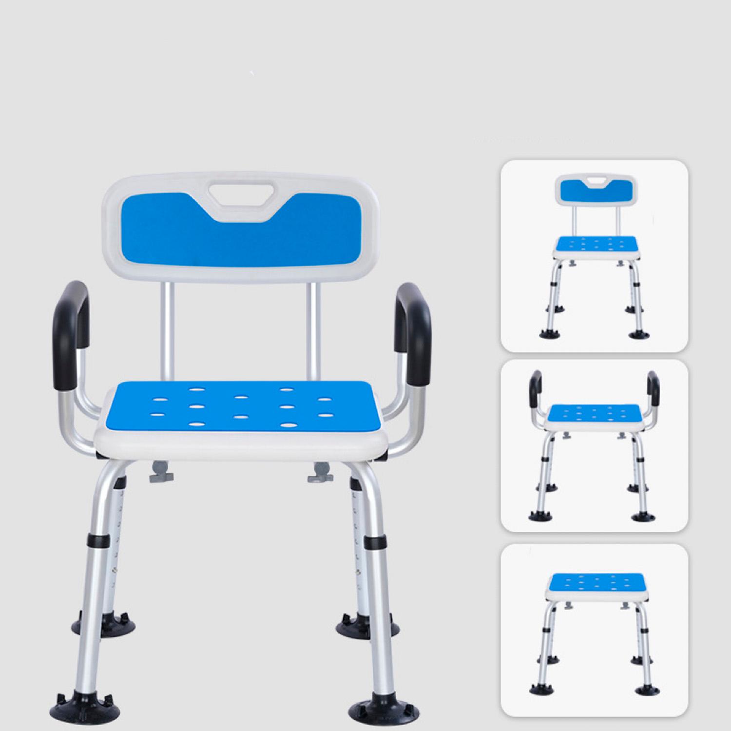 SILLA BAÑO DUCHA 3 EN 1 SOPORTE ANTIDESLIZANTE AGARRADERA - 3