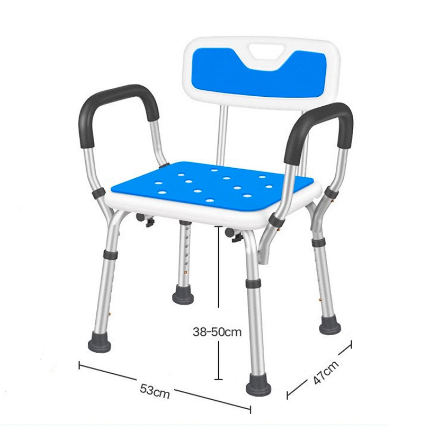 SILLA BAÑO DUCHA 3 EN 1 SOPORTE ANTIDESLIZANTE AGARRADERA - 4