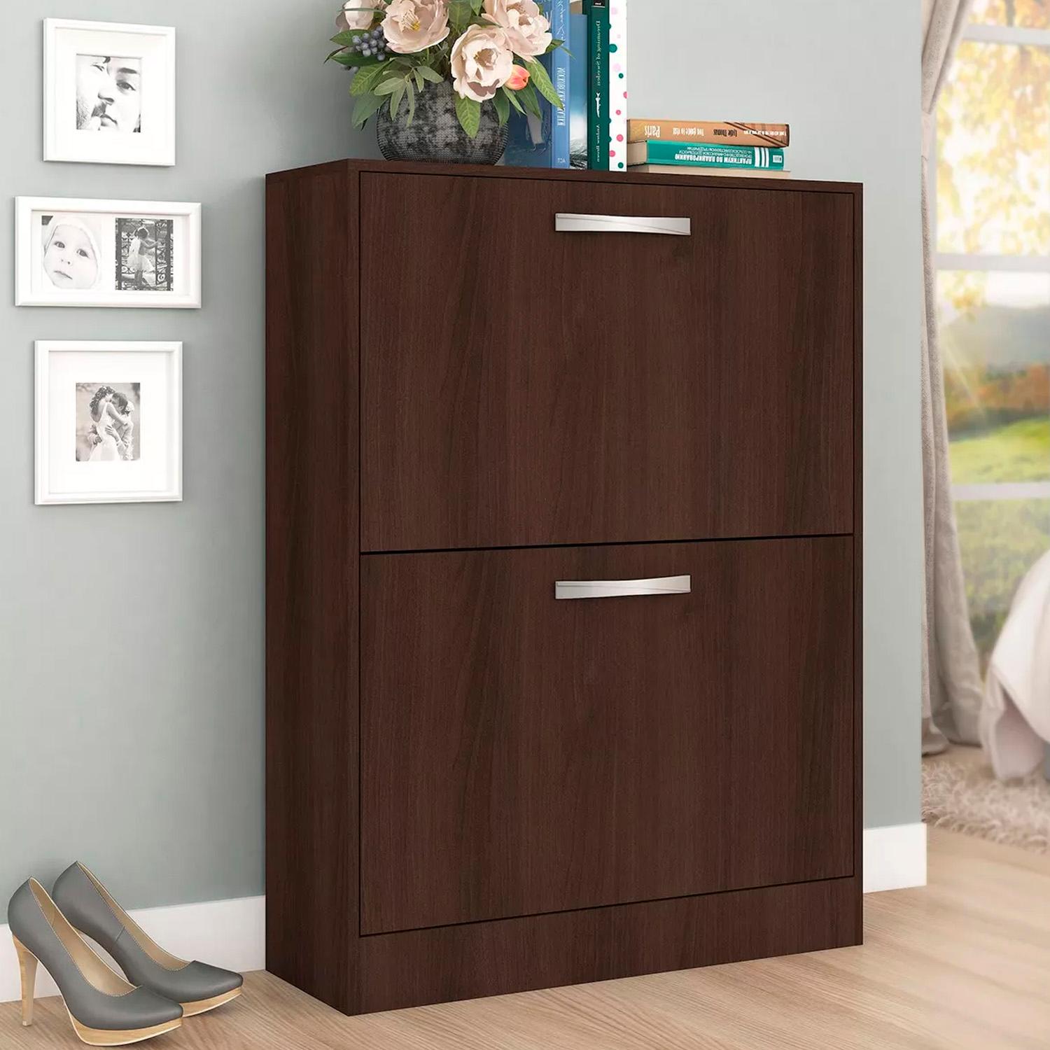 ZAPATERO ORGANIZADOR 2 PUERTAS CAFE CHIC HOME - 2