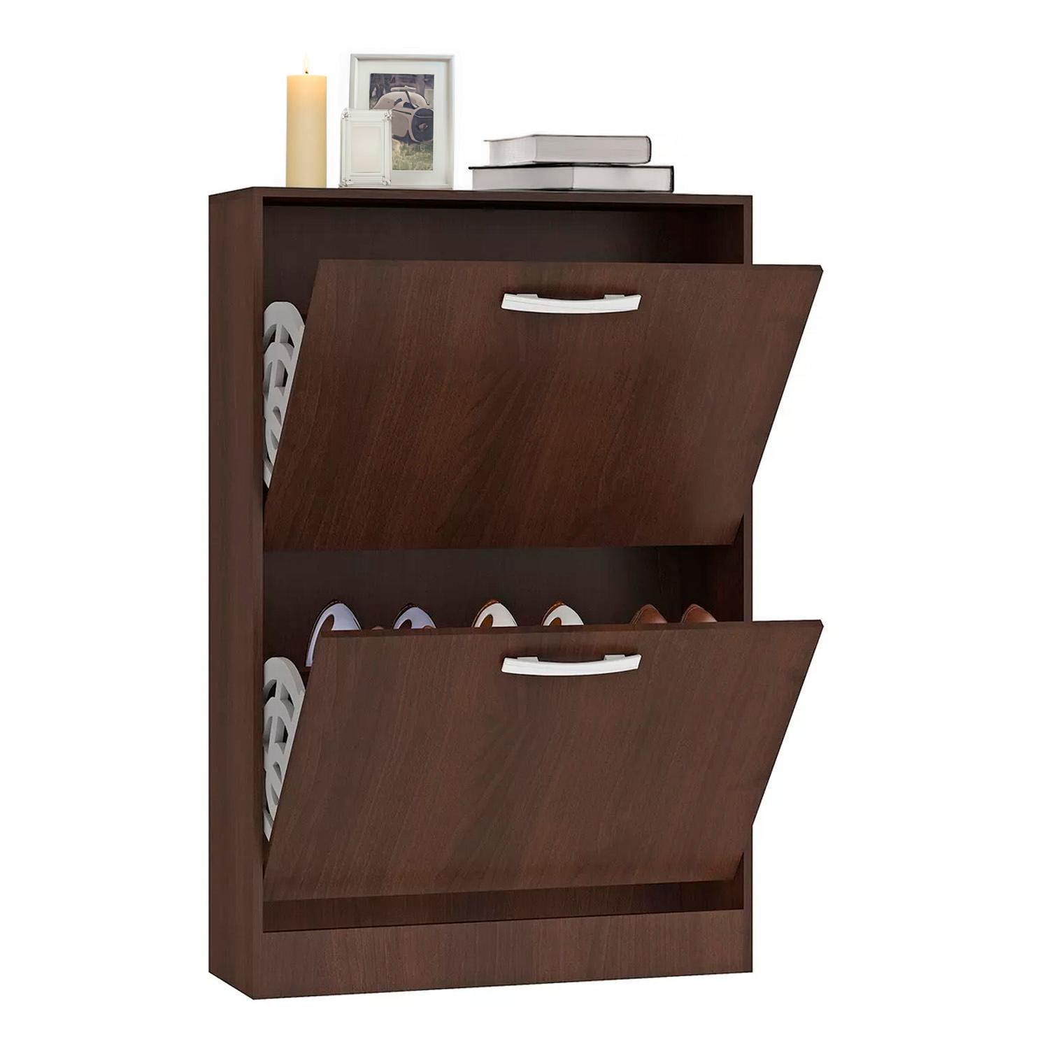 ZAPATERO ORGANIZADOR 2 PUERTAS CAFE CHIC HOME - 3
