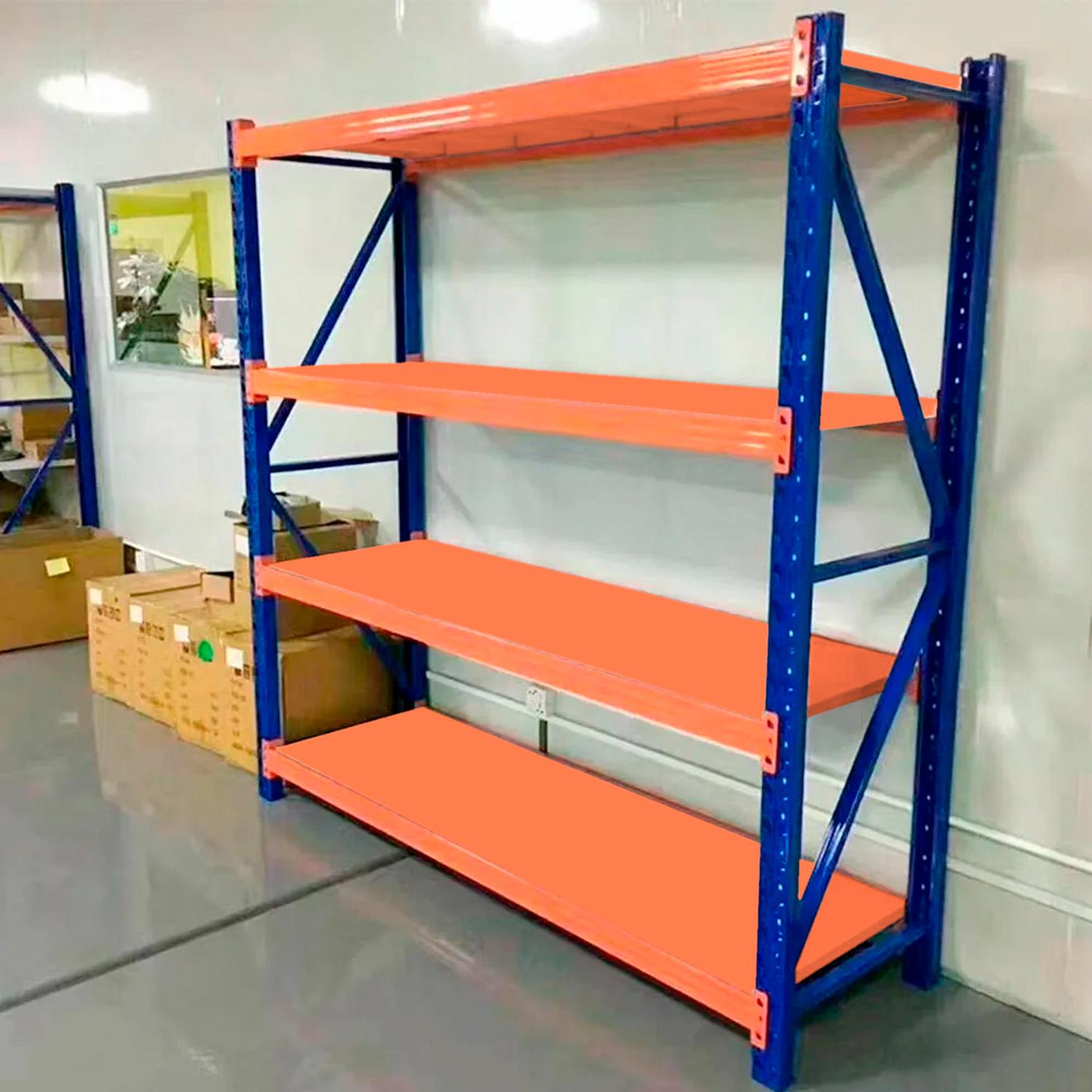 ESTANTE METALICO RACK 200X200X60CM 800KG - 4