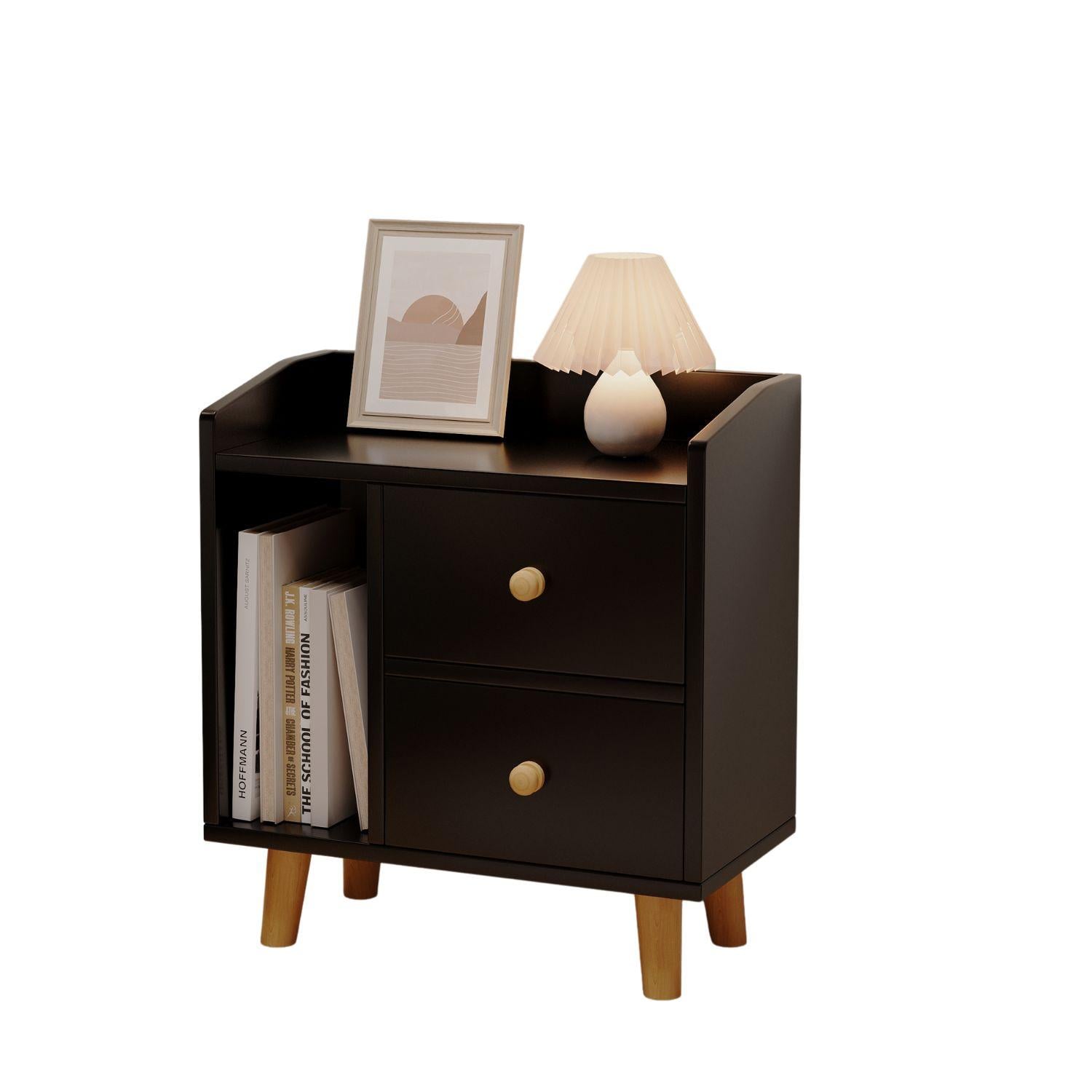 VELADOR 2 CAJONES 48CM CHIC HOME - BLANCO - 1