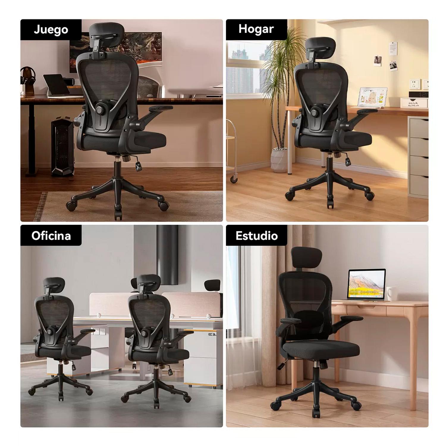 SILLA OFICINA GERENCIAL APOYO LUMBAR CHICHOME - 4