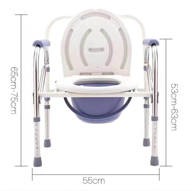 BAÑO INODORO W.C PORTATIL PLEGABLE SILLA DUCHA - 3