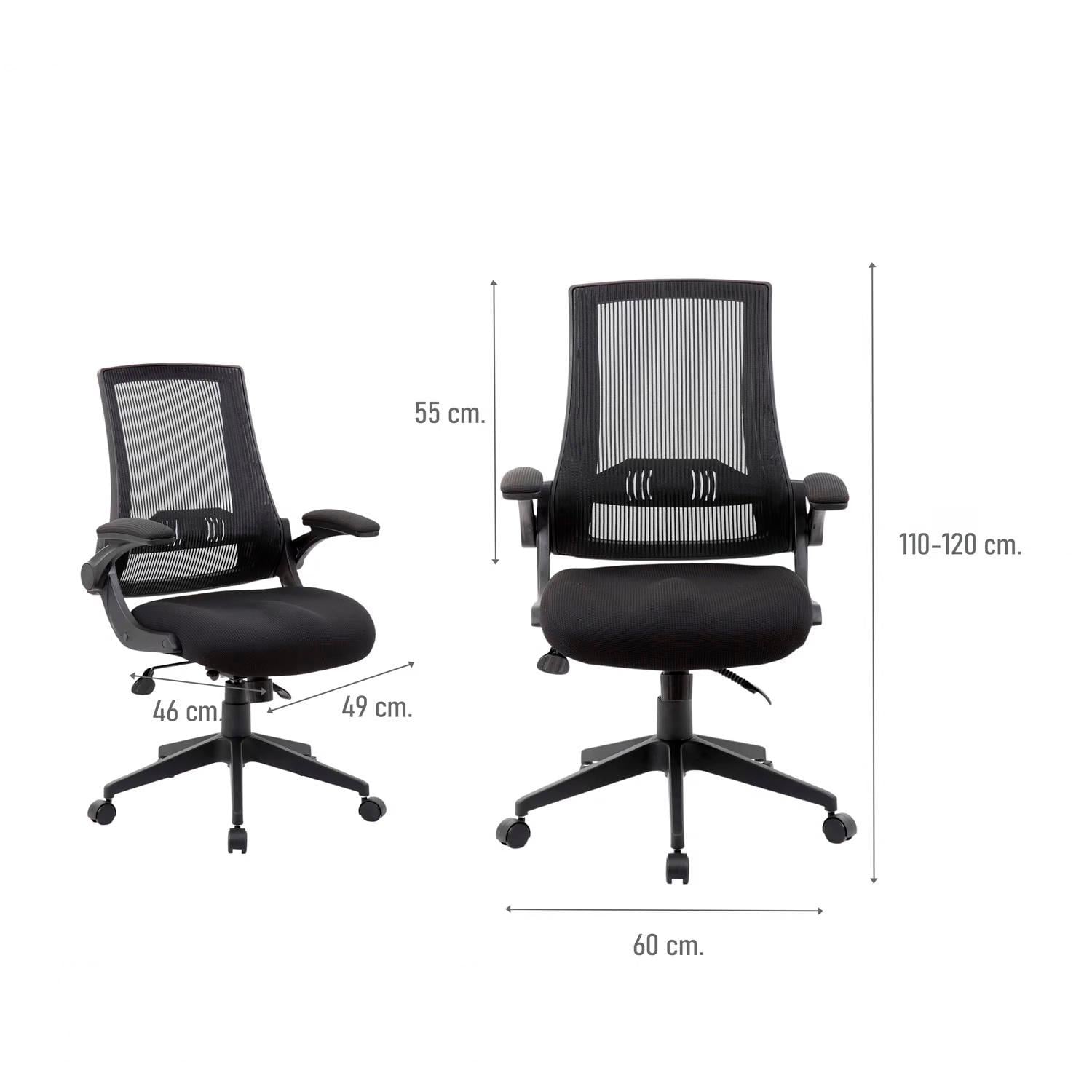 SILLA DE OFICINA ESCRITORIO EJECUTIVA ERGONOMICA - BLANCO - 3