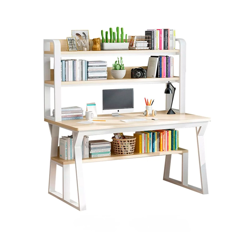 ESCRITORIO MODERNO CON REPISAS 147X120X60X72 - 1