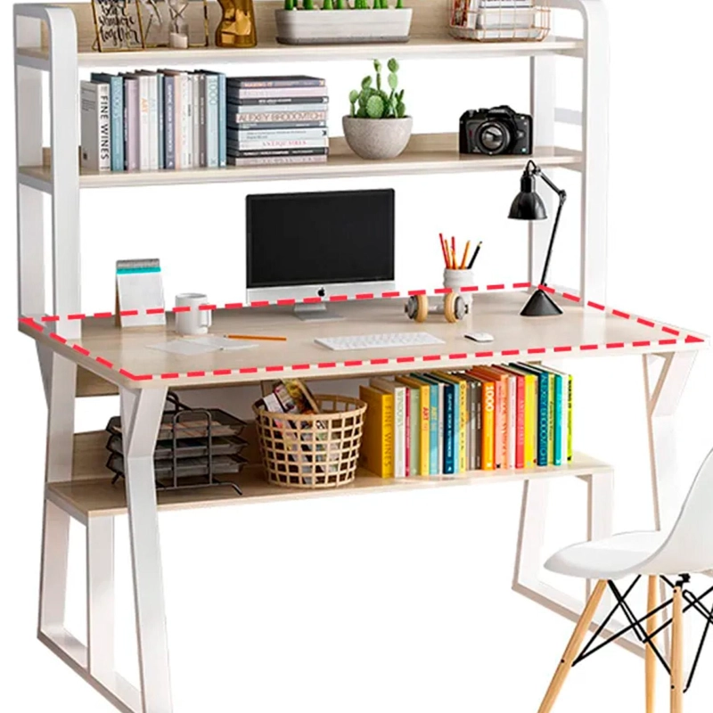 ESCRITORIO MODERNO CON REPISAS 147X120X60X72 - 2