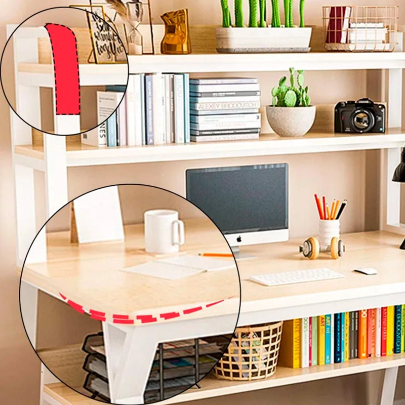 ESCRITORIO MODERNO CON REPISAS 147X120X60X72 - 5