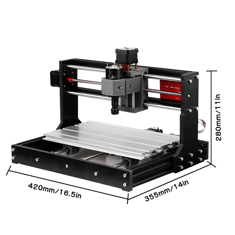 CNC ROUTER KIT 3018 PRO GRBL CONTROL 3 EJES GRABADORA LASER 2.5W - 4