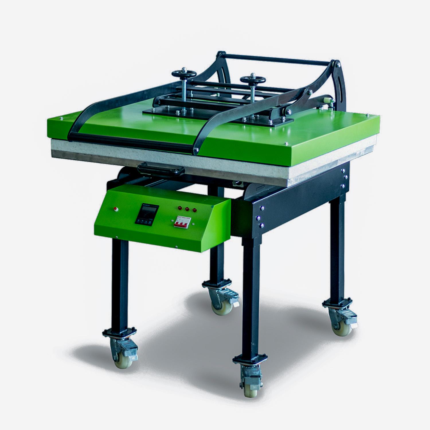 MAQUINA ESTAMPADORA AUPLEX MHP01 MONOFASICA VERDE 80X100 CMS - 1