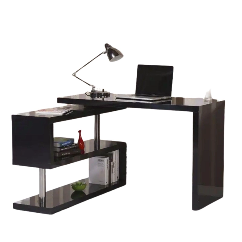 ESCRITORIO MODERNO EN L 140*50*75CM CHIC HOME - BLANCO - 1