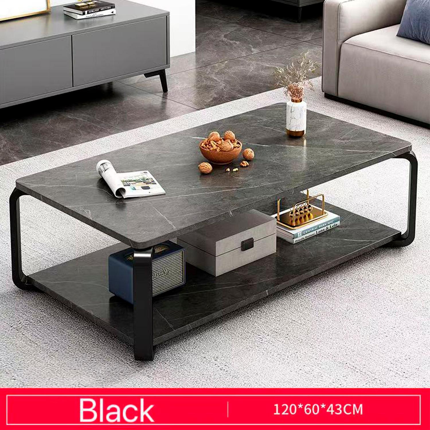 MESA RECTANGULAR DOBLE NIVEL MARMOLADA CHICHOME - BLANCO - 3