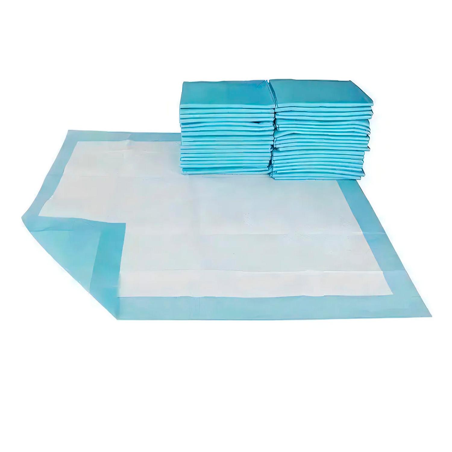 40 SABANILLAS ADULTO PROTECTOR CAMA 60X90 500ML - CELESTE - 2