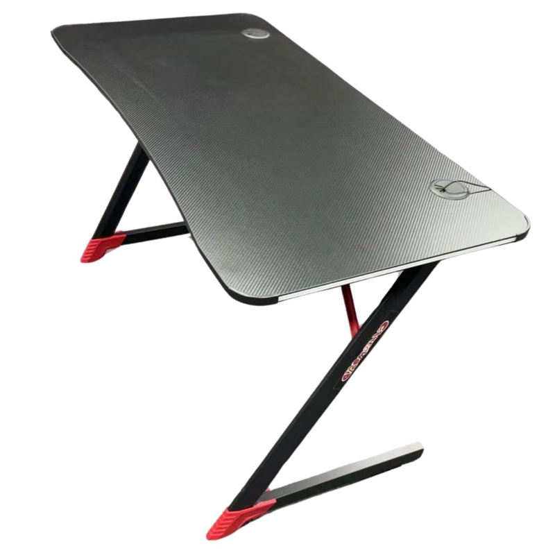 ESCRITORIO GAMER PROFESIONAL LUCES RGB 120CM CHIC HOME - NEGRO - 4