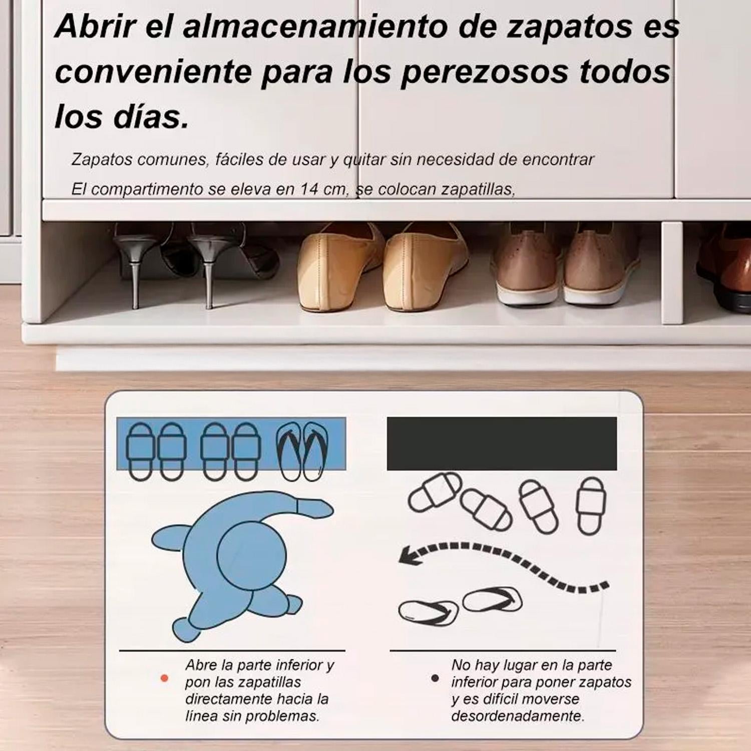 ZAPATERO COMODA ORGANIZADOR 60X32X100CM CHIC HOME - 5