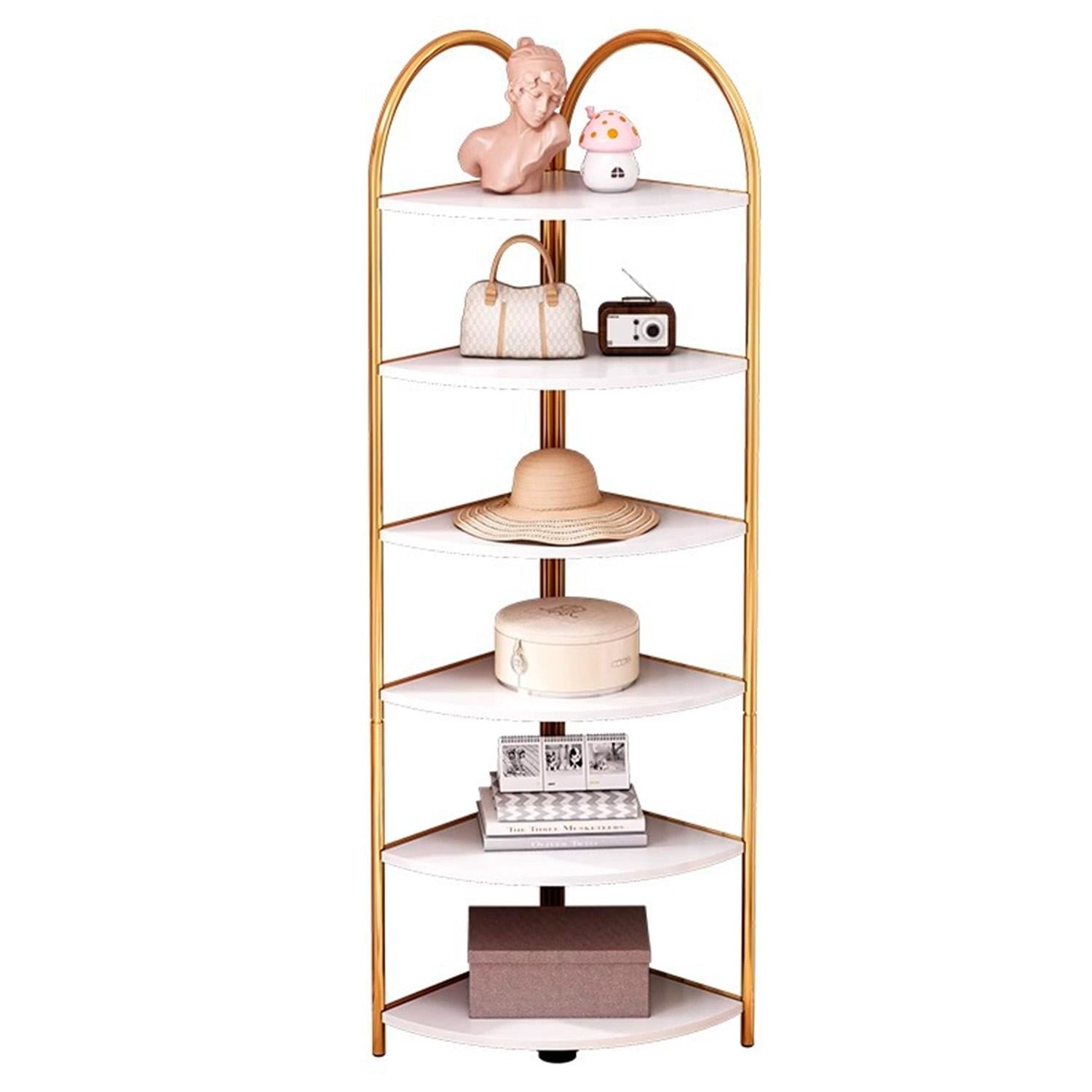 LIBRERO ORGANIZADOR ESQUINERO 173X40X40CM CHIC HOME - BLANCO - 1