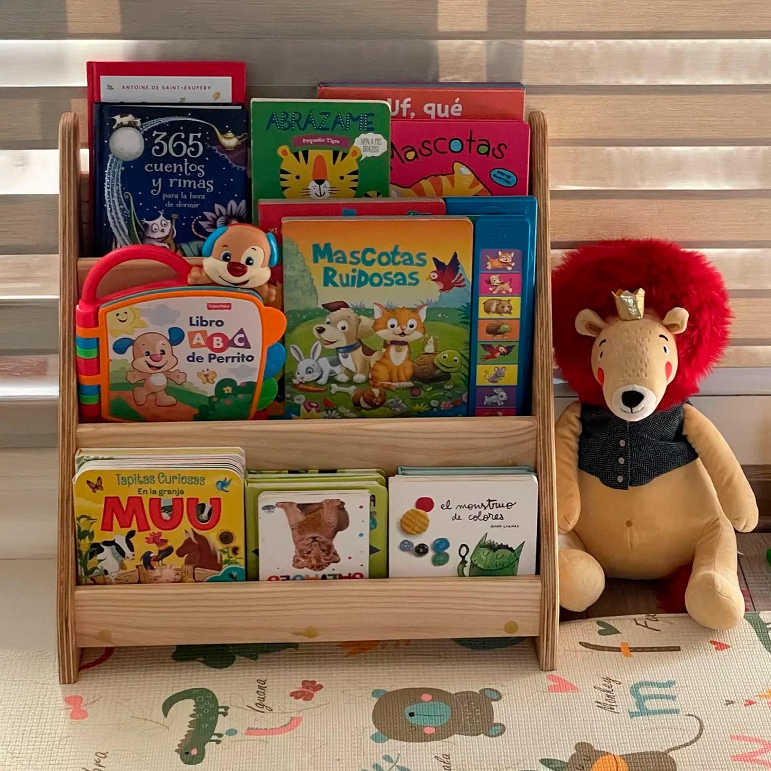 LIBRERO ORGANIZADOR INFANTIL MONTESSORI 76X38X91CM CHIC HOME - 2