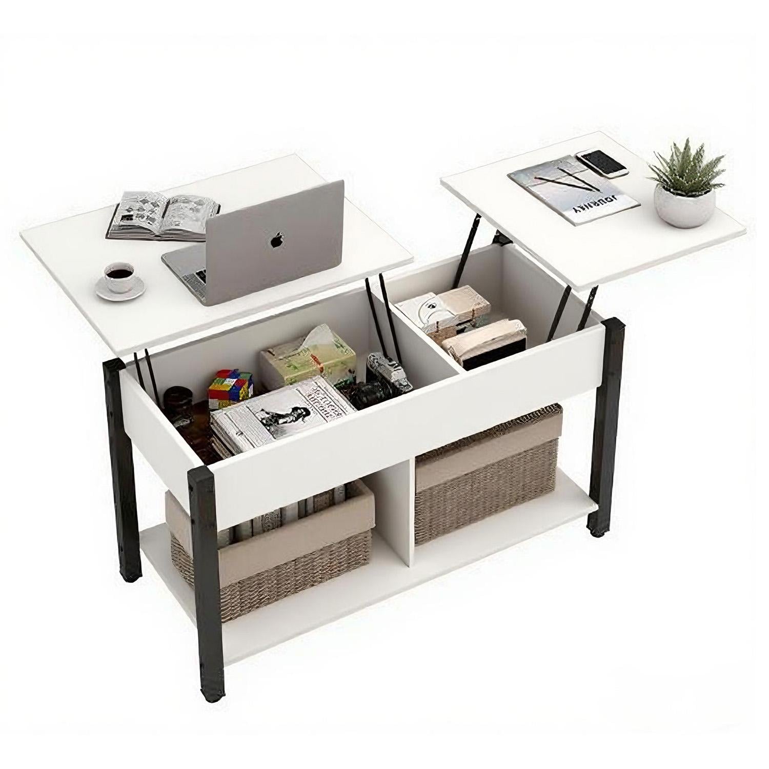 MESA DE CENTRO ELEVABLE 90X54X42CM CHIC HOME) - 1