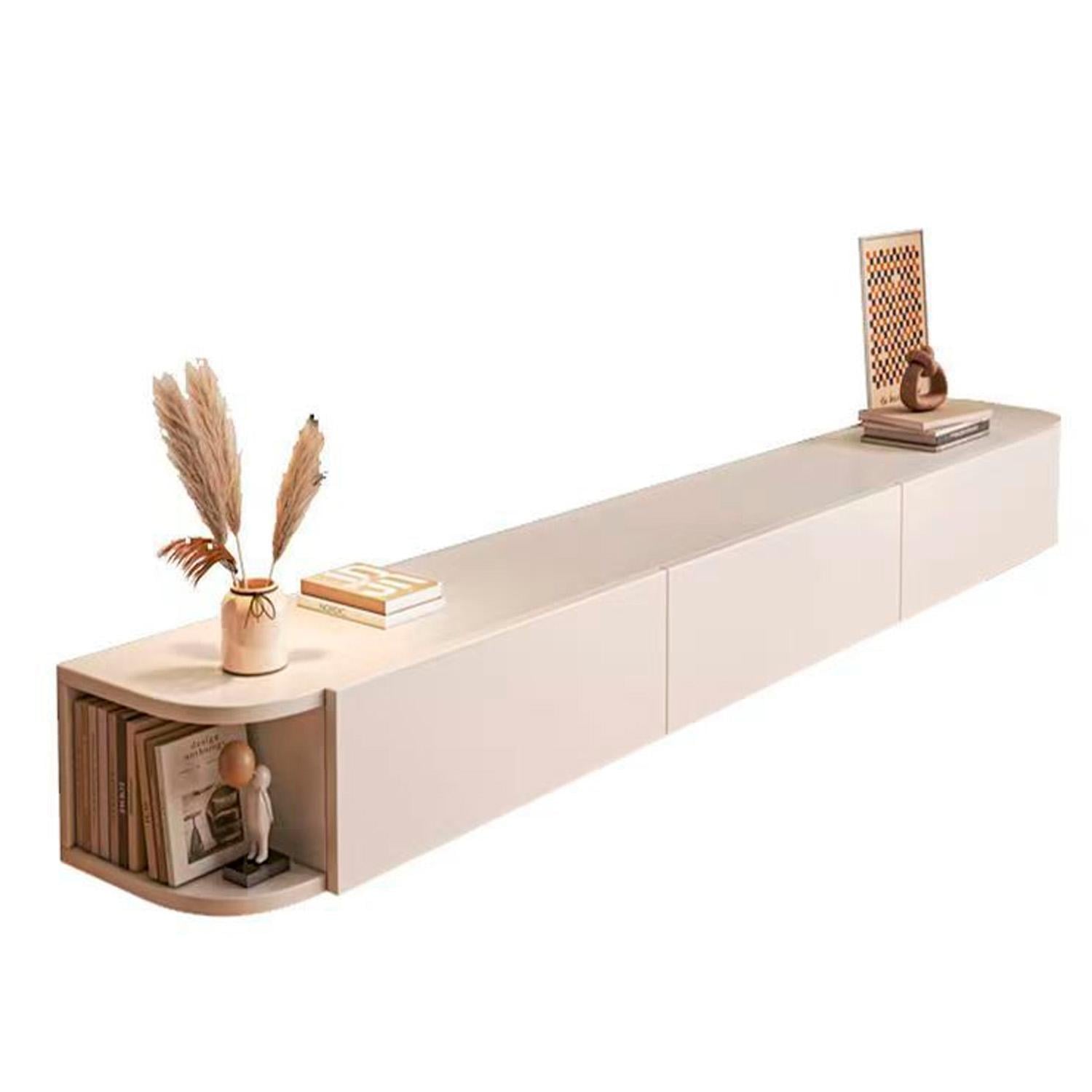 RACK TV FLOTANTE/AEREO 160X28X20CM CHIC HOME - BLANCO - 1