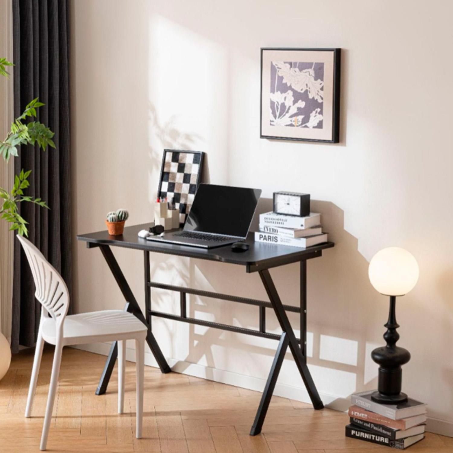 ESCRITORIO NEGRO 120 CM CHIC HOME - NEGRO - 2
