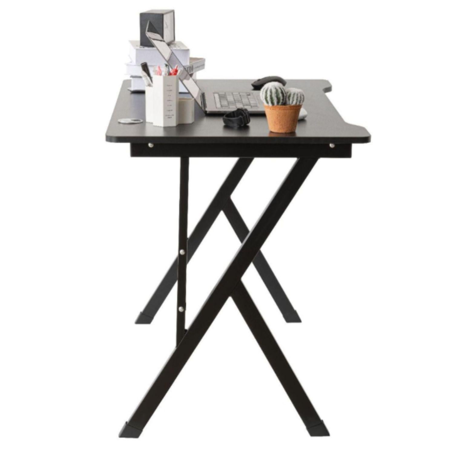 ESCRITORIO NEGRO 120 CM CHIC HOME - NEGRO - 3