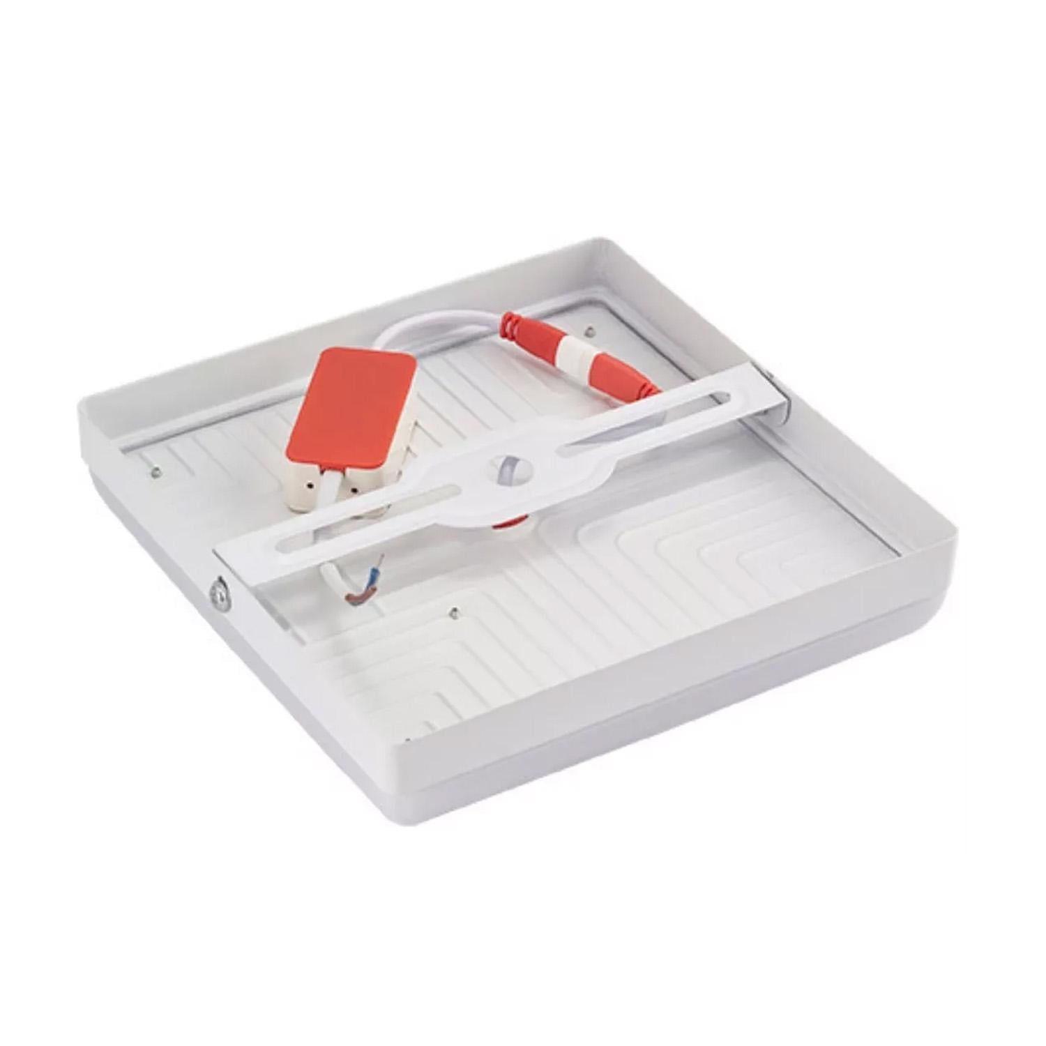 FOCO PANEL PLAFON LED 18W SOBREPUESTO 12 CM CUADRADO FRIO - 4