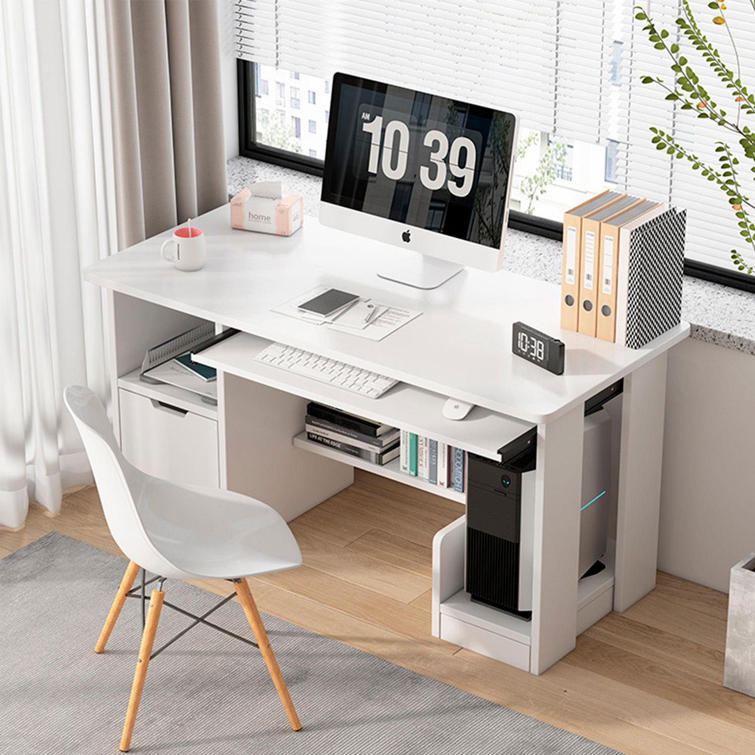 ESCRITORIO CLASSIC WOOD JUVENIL PARA NIÑOS CHIC HOME - BLANCO - 2