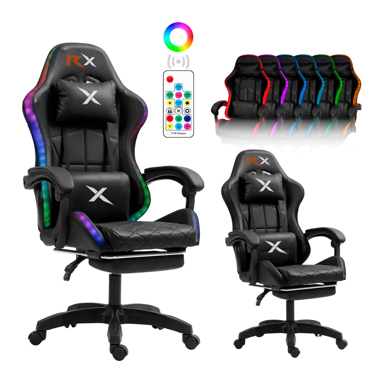 SILLA GAMER RGB RECLINABLE REPOSAPIE S SILLA GAMING + CONTROL - 3