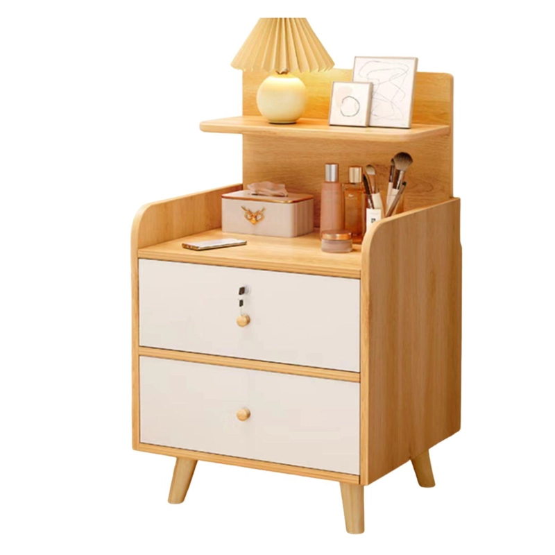 VELADOR DOS NIVELES CON SOPORTE SUPERIOR  45*40*70 CHIC HOME - BLANCO - 1