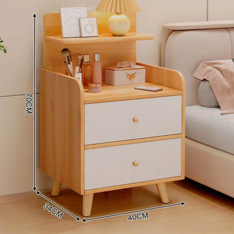 VELADOR DOS NIVELES CON SOPORTE SUPERIOR  45*40*70 CHIC HOME - BLANCO - 3
