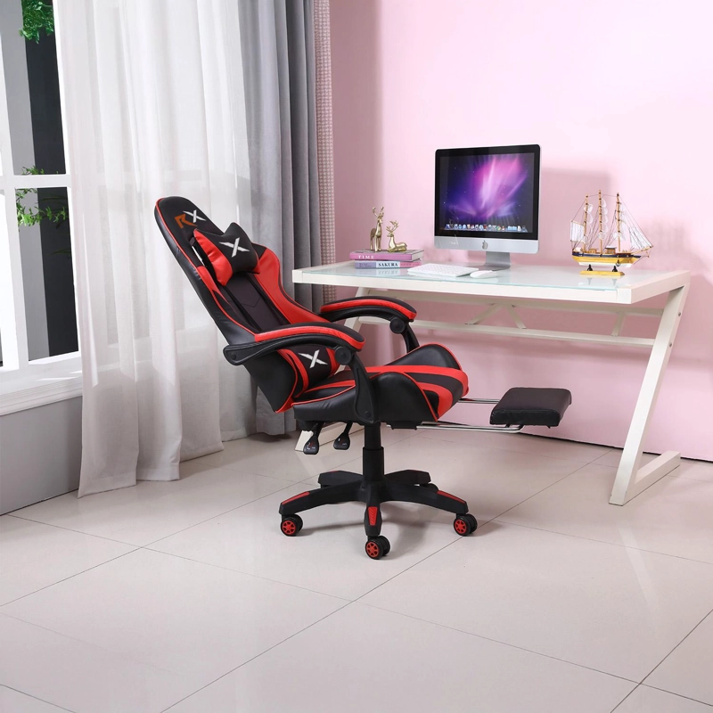 SILLA GAMER ERGONOMICA RECLINABLE CON REPOSAPIE S VIDEOJUEGO SILLA GAMING - 4
