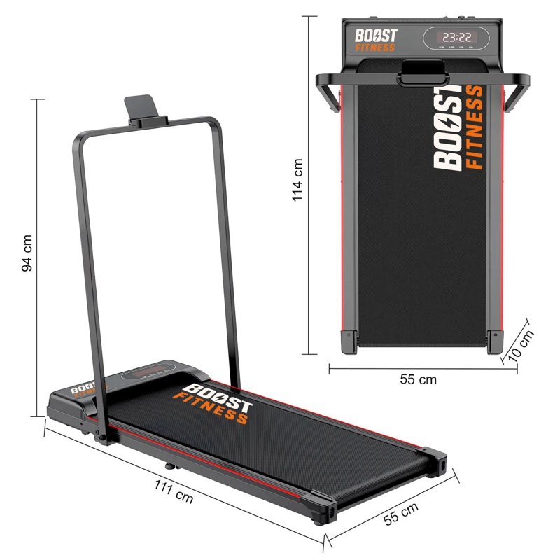 TROTADORA BOOST FITNESS  LED 2.0HP 10KM/HR F7 3007 - 8