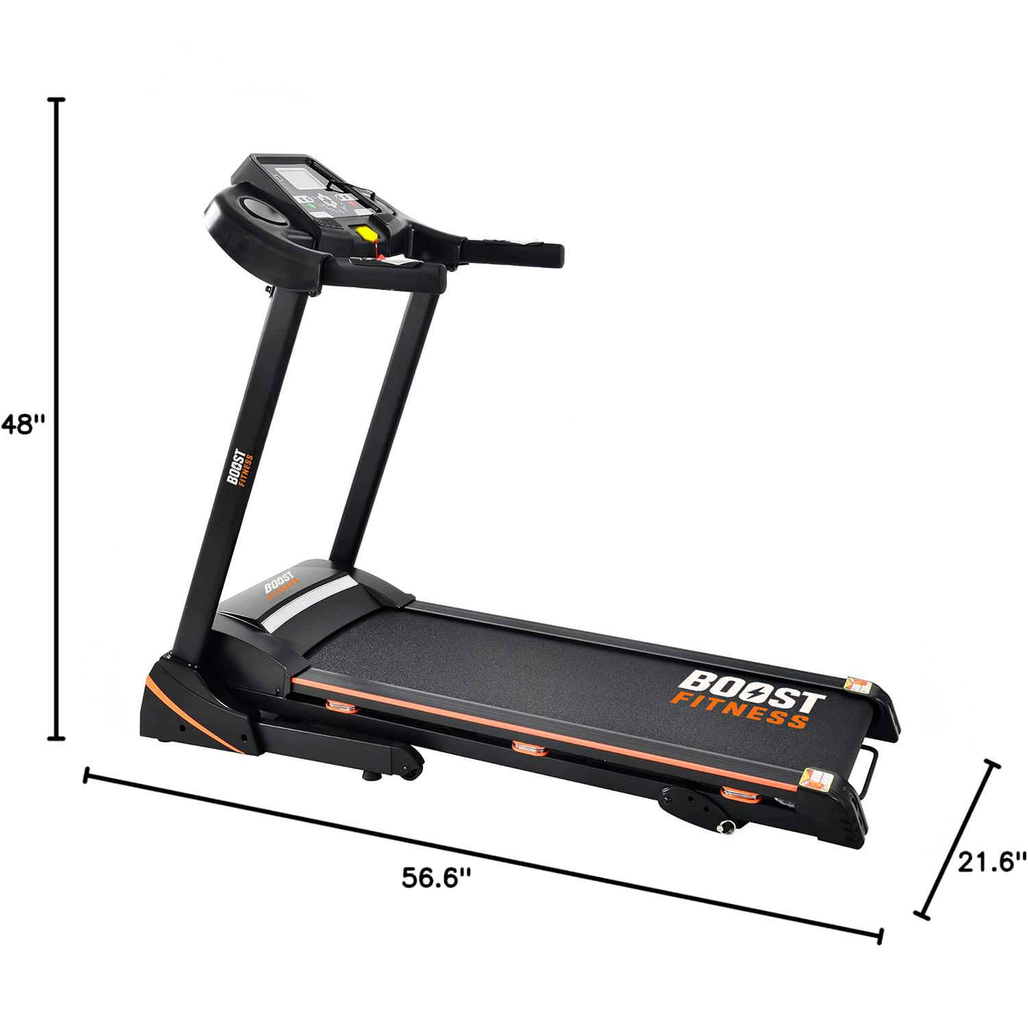 TROTADORA BOOST FITNESS PLEGABLE 2.5HP 15KM/HR X815S - 4