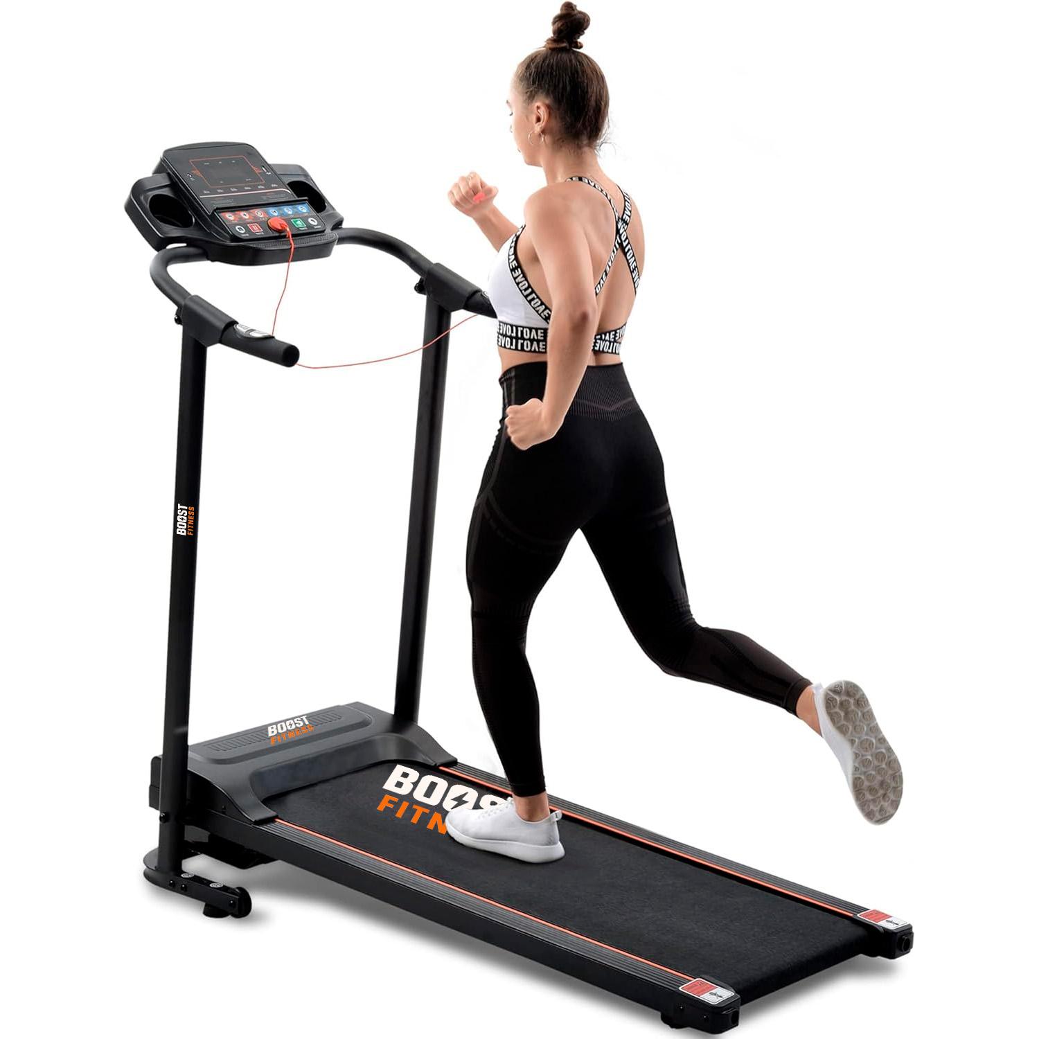 TROTADORA BOOST FITNESS PLEGABLE 2.5HP 12KM/HR G3531 - 2
