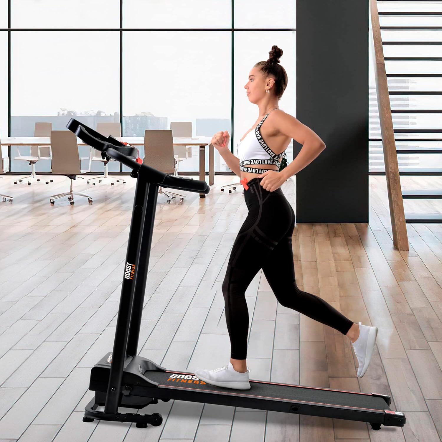 TROTADORA BOOST FITNESS PLEGABLE 2.5HP 12KM/HR G3531 - 3