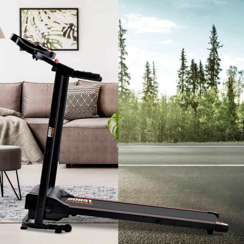 TROTADORA BOOST FITNESS PLEGABLE 2.5HP 12KM/HR G3531 - 4