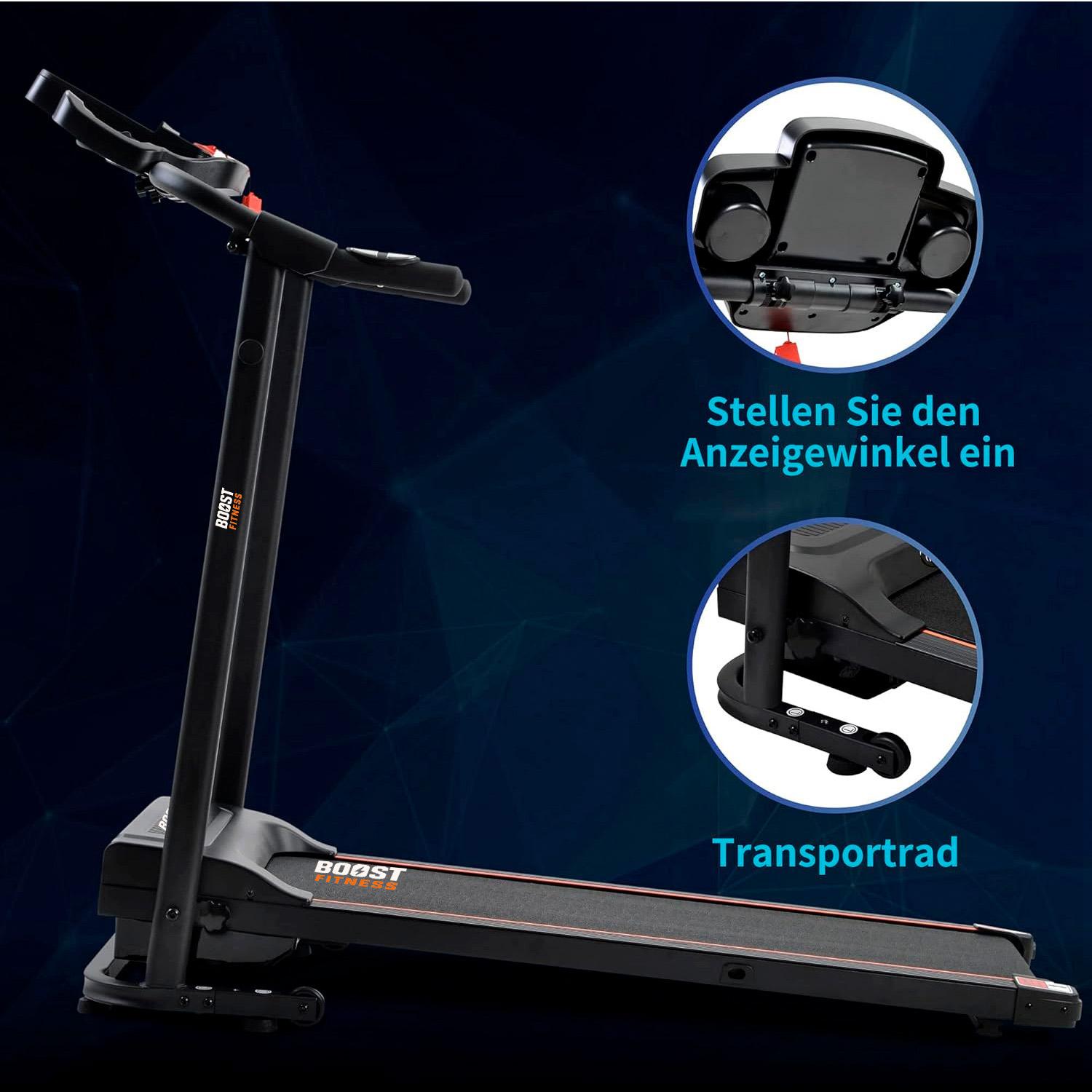 TROTADORA BOOST FITNESS PLEGABLE 2.5HP 12KM/HR G3531 - 7