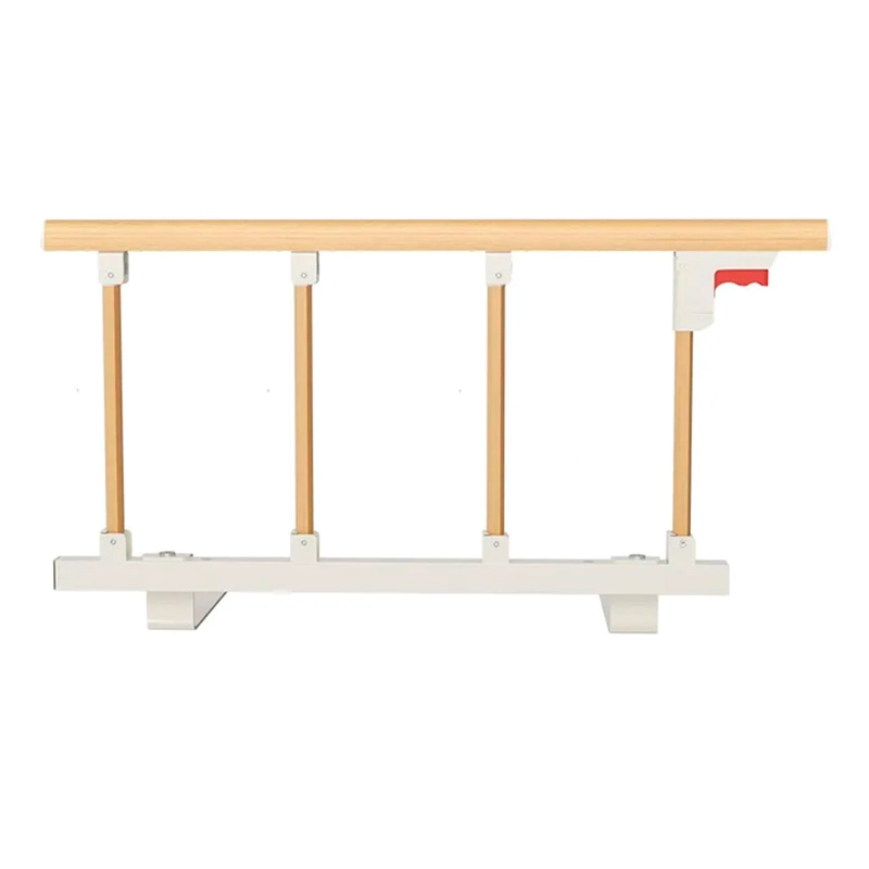 BARANDA DE CAMA LATERAL ANTI CAIDA PARA CUIDADO ADULTO MAYOR MARRON - CAFE - 1