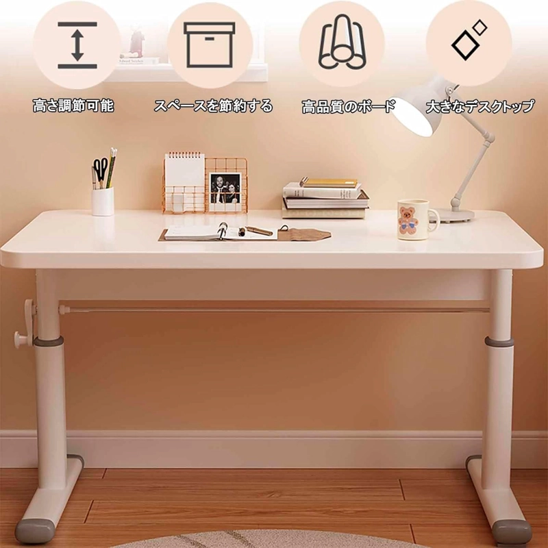ESCRITORIO ALTURA AJUSTABLE MANUAL 120CM CHIC HOME - 9