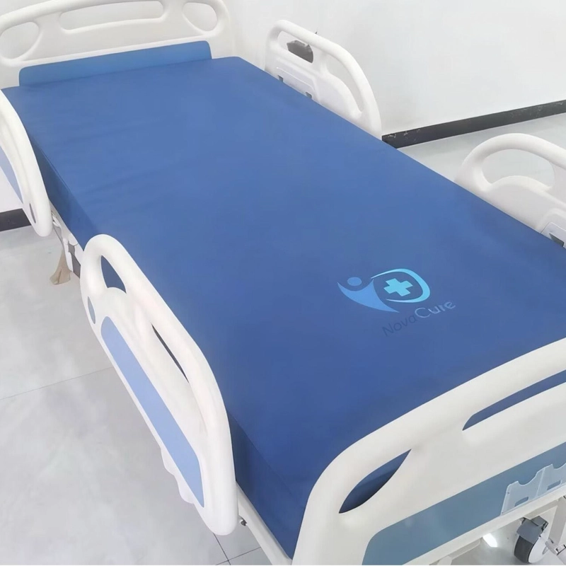 COLCHON ANTIESCARAS VISCOELASTICO200X90X14CM + FUNDA - AZUL - 3
