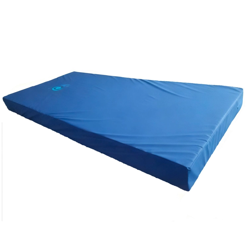 COLCHON ANTIESCARAS VISCOELASTICO200X90X14CM + FUNDA - AZUL - 4
