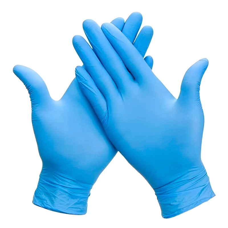 GUANTES DE NITRILO TALLAS S, M, L, XL COLORES NOVACURE - AZUL - M - 2