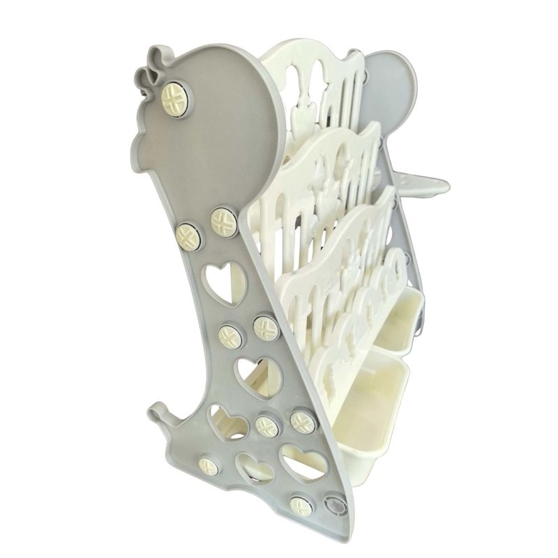 LIBRERO ESTANTERIA PLASTICA PARA NIÑOS 3 ALTURAS CHICHOME - BLANCO - 5