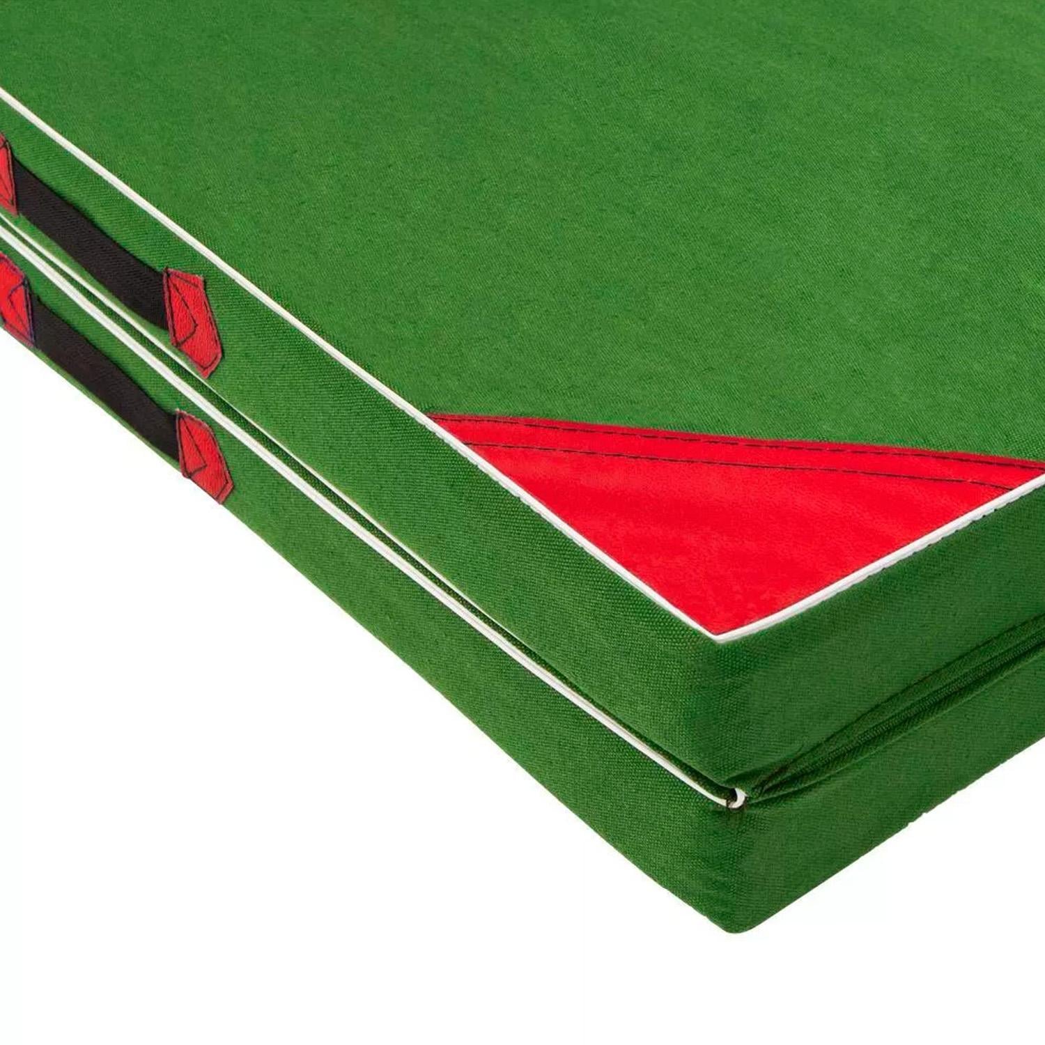 COLCHONETA  DIVIDIDA DEPORTIVA TELA LONA OXFORD 100X50X5CM / EJERCICIO BOOST FITNESS - 3