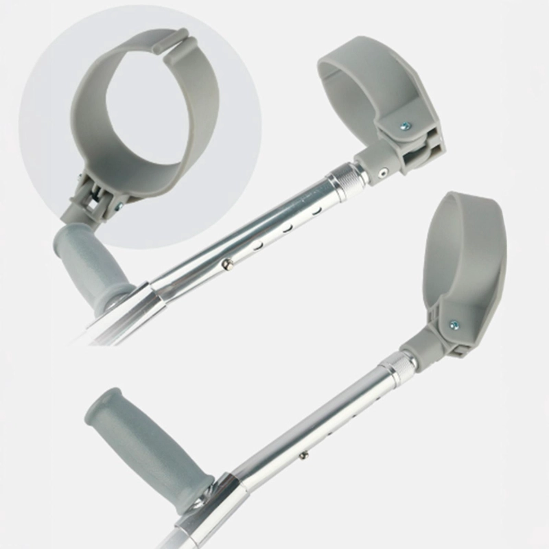 BASTON CANADIENSE CODERA MOVIL AJUSTABLE EXTENSIBLE ALUMINIO - PLATEADO - 3
