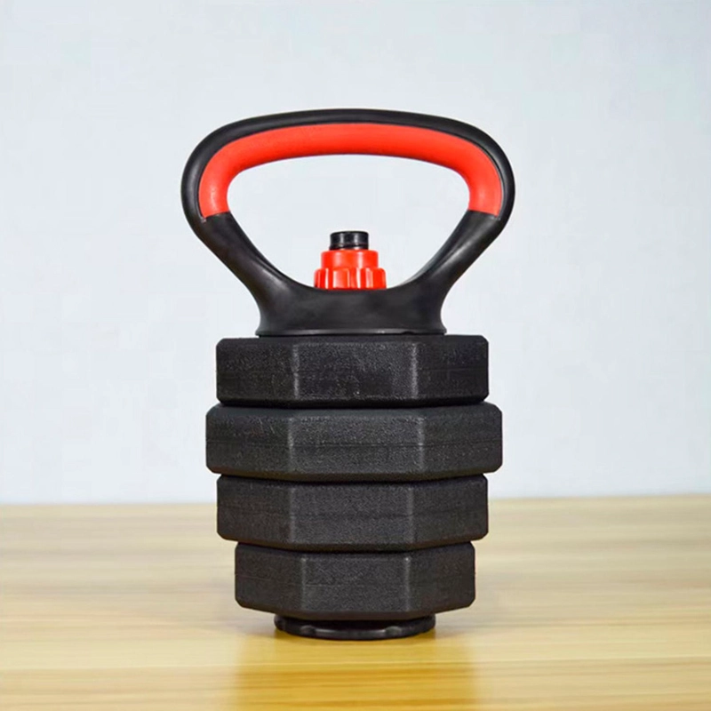 MANCUERNAS AJUSTABLES SET 10KG 3 EN 1 + BARRA + KETTLEBELL BOOST FITNESS - 4