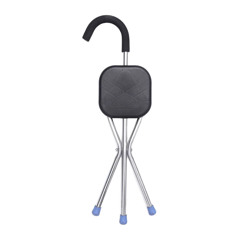 BASTON CON ASIENTO PLEGABLE ORTOPE DICO - PLATEADO - 3