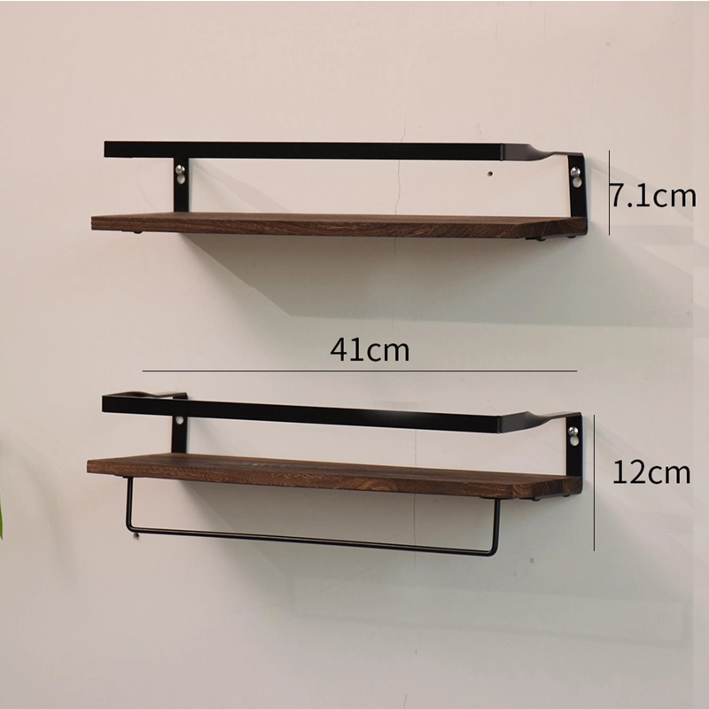 REPISAS FLOTANTES DE MADERA MODERNAS KIT X2 COLORES - 2